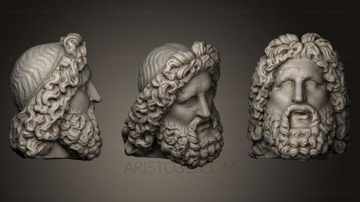 Busts and heads antique and historical (BUSTA_0405) 3D model for CNC machine